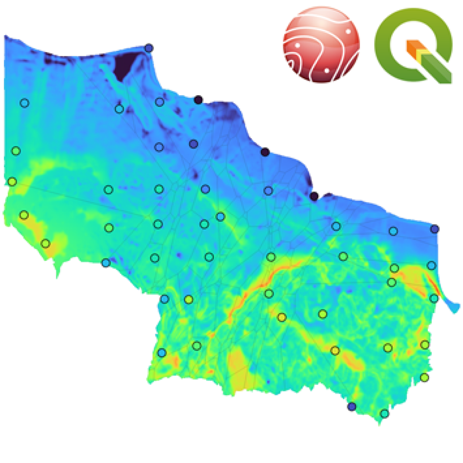 Landsklim, le Logiciel d’Interpolation Statistique de Données Quantitatives et Spatiales est disponible.