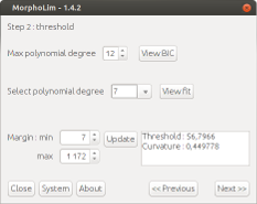 Step 2: threshold